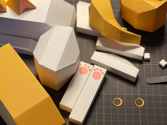 How to Use a Digital Template to Make a 3D Papercraft