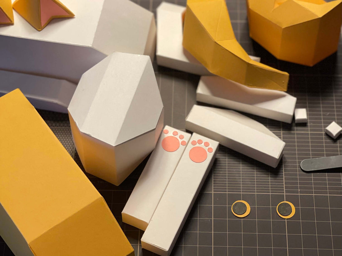 How to Use a Digital Template to Make a 3D Papercraft