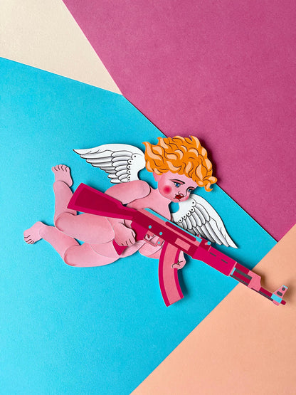 A digital template of Cupid jointed paper doll. With 14 joints, he can strike endless positions. Perfect as a little gift of love, a charming Valentine's Day decoration, or you can write something and send him as a messenger of love.