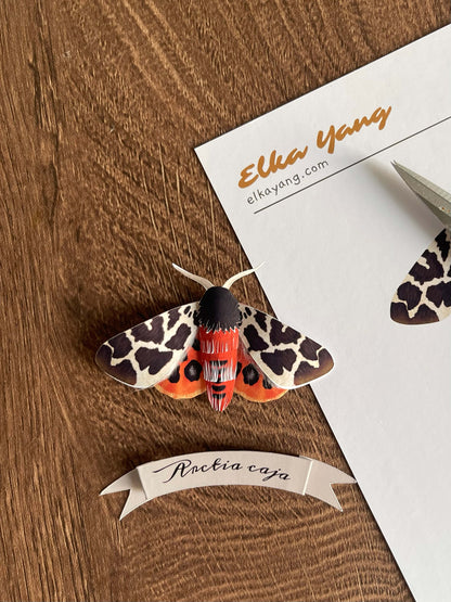 DIY Paper Garden Tiger Moth