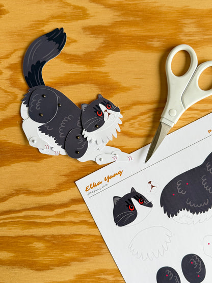 Persian Cat Paper Doll