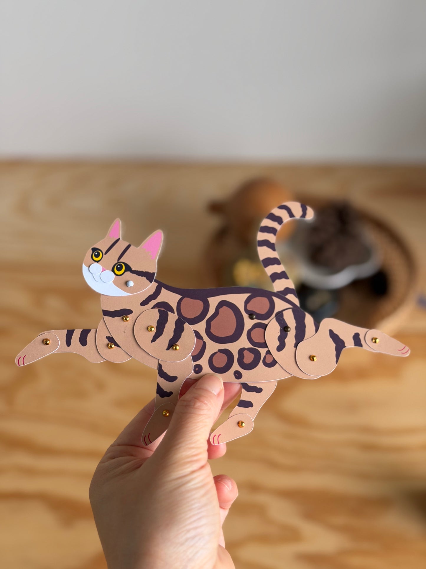 Bengal Cat Paper Doll
