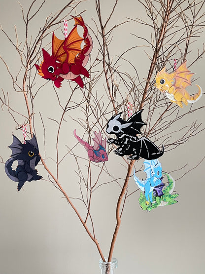 Baby Dragon Paper Doll