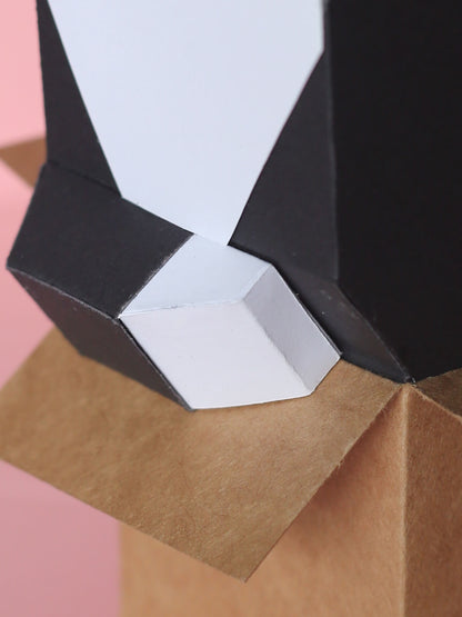papercraft cat in box, an adorable DIY gift or for home decor, made from Digital Template